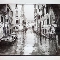 Графическая зарисовка "Венеция"