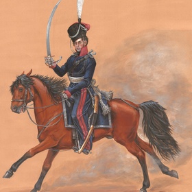 Обер-офицер Тептярских конных полков 1810-1814 годов.