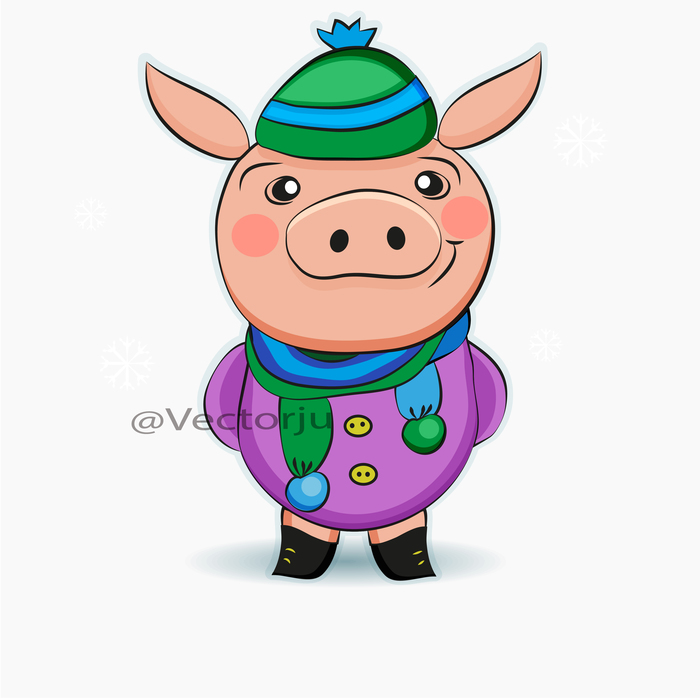 Main pig in hat  converted  01