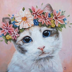 портрет кошки