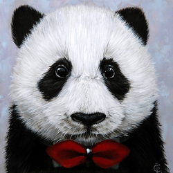 портрет панды