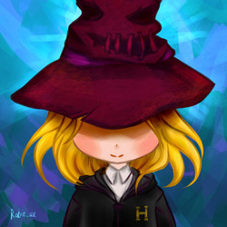 Chibi character of Harry Potter