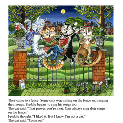Иллюстрация к истории «Кот, который считал себя человеком »