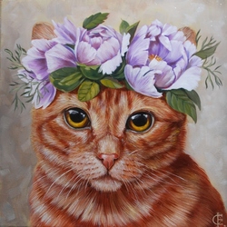 портрет кота