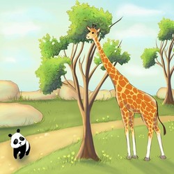 Иллюстрации к сказке New in the zoo автор Joy Hill