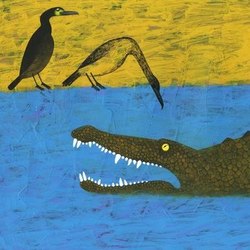Крокодил и баклан. североафриканская народная сказка