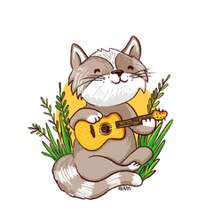 Котик-гитарист