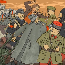 1917 год. В Омск стекаются силы, стремившиеся оказать свое влияние на власть в России – «бывшие союзники»: англичане, чехи, французы…