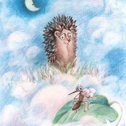 Иллюстрации к рассказу Козлова "Ежик в тумане"