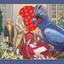 Иллюстрация для календаря по сказкам Гофмана Э.Т. "Золотой горшок".