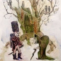 Иллюстрация к сказке Огниво