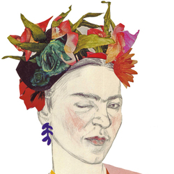 Winking Frida Kahlo