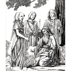 авраам и три странника(троица)