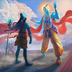 Шива и Кришна