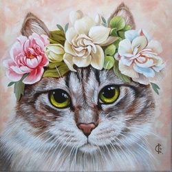 портрет кошки 3