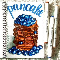 Шоколадные панкейки (Chocolate pancakes)