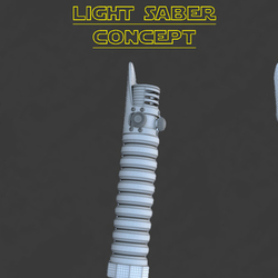 Concept of a light saber