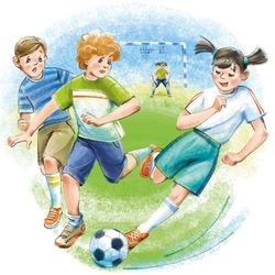 Футбол с девчонками
