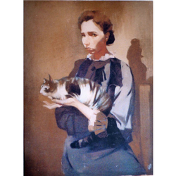 дама с котом
