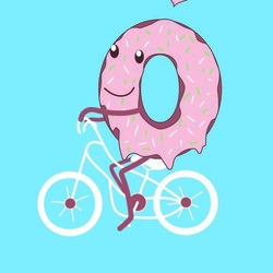 Пончик на велосипеде(Hello!)