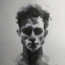 Ink portrait