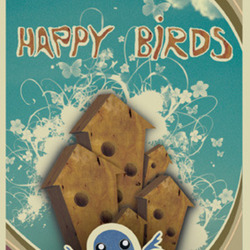 happy birds