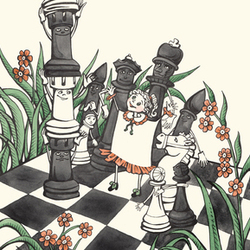 Иллюстрации к книге о шахматах.