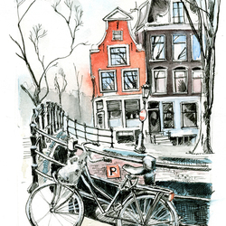 Амстердам. Велосипед
