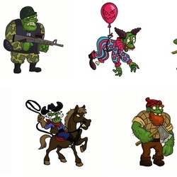 Персонажи для игры - зомби:)