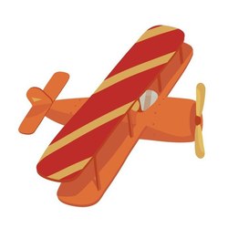 Самолет. Иллюстрация для игры пексесо