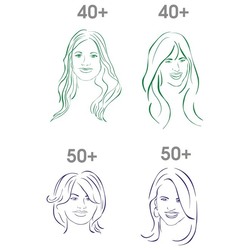 Лица моделей для женской косметики +40 +50