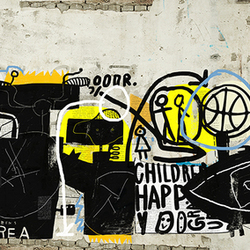 Граффити "Блок счастья"