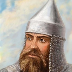 Портрет древнерусского воина