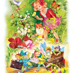 В детскую книжку про цветы