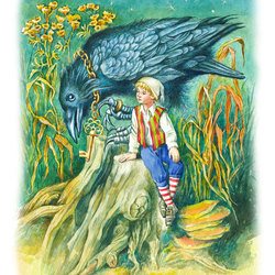  К сказке Сельмы Лагерлёф "Сказочное путешествие Нильса с дикими гусями".