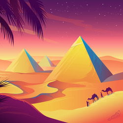 Пирамиды пустыни