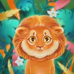 Иллюстрация «Львёнок»