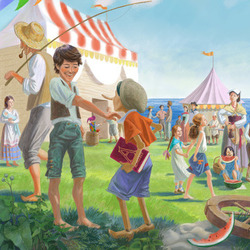 Иллюстрация к сказке "Пиноккио" для издательства "Kirjastus Papüürus" 