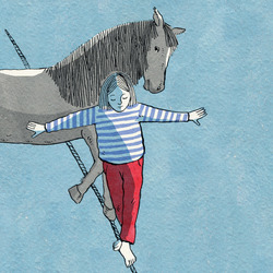 иллюстрация к книге К.Стрельниковой "Не мешайте лошади балансировать"