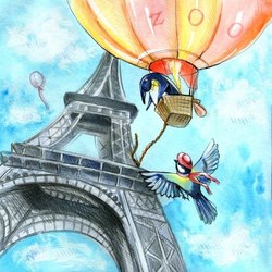 приключения синички Есении в Париже