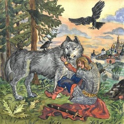 Иван, Волк и Ворон