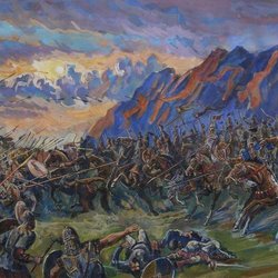 Каталунская битва(атака гуннов)
