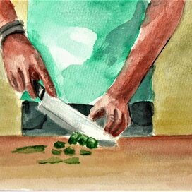 Редакционная иллюстрация к статье «Как выбрать кухонный нож»