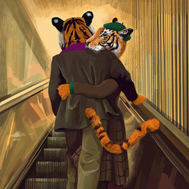 Тигры в метро