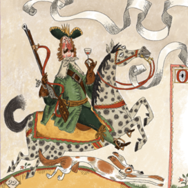 Иллюстрация к сборнику стихов "Принц на белом слоне "Г. Дядина РОСМЕН