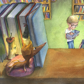 Иллюстрация к книге "Приключения мышонка Недо на Ладоге""