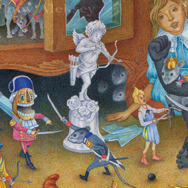 Иллюстрация к сказке Гофмана"Щелкунчик и мышиный король"