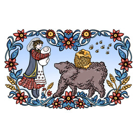 иллюстрации к кряшенской народной сказке