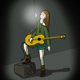 Девушка и гитара
