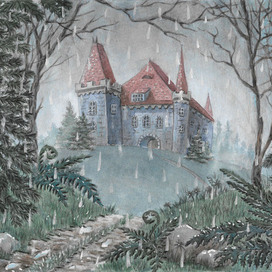 Иллюстрация к сказке "Кентервильское привидение" Оскара Уайлда